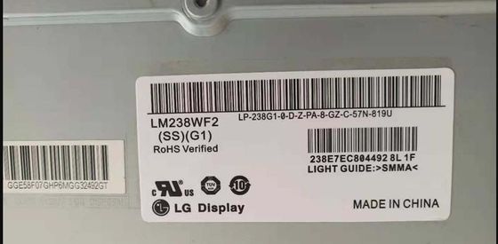 92PPI 23,8&quot; τετραγωνική οθόνη Tft 250cd/m2 LM238WF2-SSG1 89/89/89/89 (Min.)