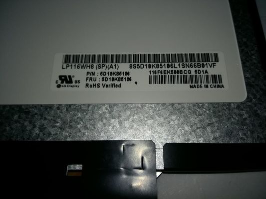 LP116WH8-SPA1 ΕΠΊΔΕΙΞΗ 11,6» 1366 (RGB) ×768 250 LG ΒΙΟΜΗΧΑΝΙΚΉ LCD ΕΠΊΔΕΙΞΗ CD/M ²