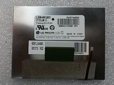 LB040Q03-TD01 LG. LCD 4,0 ′′ 320 ((RGB) × 240 200 cd/m2 Βιομηχανική οθόνη LCD