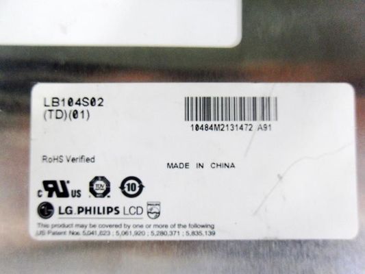 LB104S02-TD01 ΕΠΊΔΕΙΞΗ 10,4» 800 (RGB) ×600 250 LG ΒΙΟΜΗΧΑΝΙΚΉ LCD ΕΠΊΔΕΙΞΗ CD/M ²