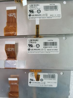 LB070W02-TMJ2 LCD 7.0&quot; 480 ((RGB) × 234 220 cd/m2 Βιομηχανική οθόνη LCD