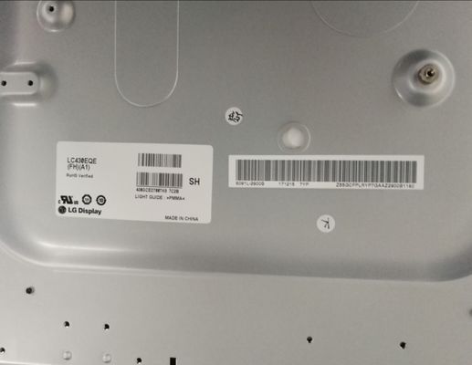 3840×2160 103PPI WLED TFT Display 350cd/m2 LC430EQE-FHA1 43&quot;89/89/89/89 (τύπος.)