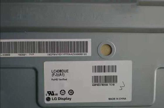 LC430DUE-FJA1 ΕΠΊΔΕΙΞΗ 43» 1920 (RGB) ×1080 200 LG ΒΙΟΜΗΧΑΝΙΚΉ LCD ΕΠΊΔΕΙΞΗ CD/M ²