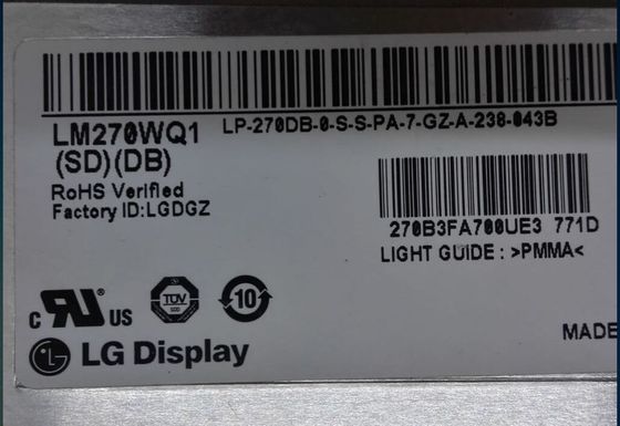 27.0&quot; 2560×1440 420cd/m2 TFT LCD Panel 108PPI LM270WQ1-SDC2 89/89/89/89 (τύπος.)