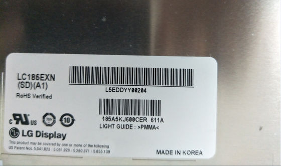 LC185EXN-SDA1 ΕΠΊΔΕΙΞΗ 18,5» 1366 (RGB) ×768 250 LG ΒΙΟΜΗΧΑΝΙΚΉ LCD ΕΠΊΔΕΙΞΗ CD/M ²