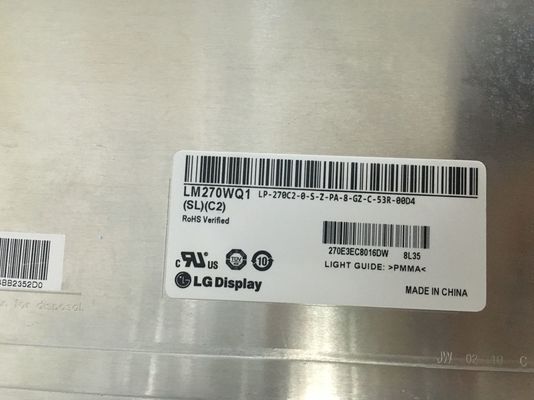 LM270WQ1-SLC2 ΕΠΊΔΕΙΞΗ 27,0» 2560 (RGB) ×1440 350 LG ΒΙΟΜΗΧΑΝΙΚΉ LCD ΕΠΊΔΕΙΞΗ CD/M ²