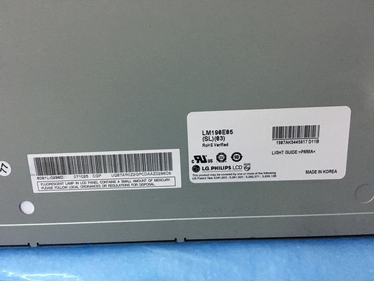 LM190E05-SL03 LG. LCD 19.0&quot; 1280 ((RGB) × 1024 230 cd/m2 Βιομηχανική οθόνη LCD