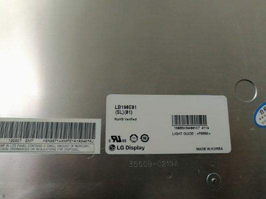 LB190E02-SL02 ΕΠΊΔΕΙΞΗ 19,0» 1280 (RGB) ×1024 330 LG ΒΙΟΜΗΧΑΝΙΚΉ LCD ΕΠΊΔΕΙΞΗ CD/M ²