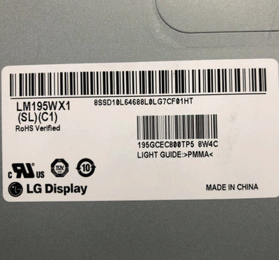 LM195WX1-SLC1 ΕΠΊΔΕΙΞΗ 19,5» 1440 (RGB) ×900 250 LG ΒΙΟΜΗΧΑΝΙΚΉ LCD ΕΠΊΔΕΙΞΗ CD/M ²