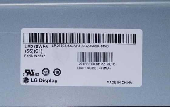 LM270WF5-SSC1 ΕΠΊΔΕΙΞΗ 27,0» 1920 (RGB) ×1080 250 LG ΒΙΟΜΗΧΑΝΙΚΉ LCD ΕΠΊΔΕΙΞΗ CD/M ²