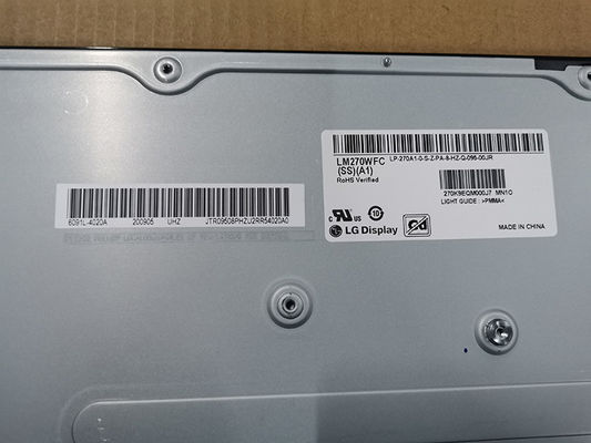 LM270WFC-SSA1 ΕΠΊΔΕΙΞΗ 27,0» 1920 (RGB) ×1080 250 LG ΒΙΟΜΗΧΑΝΙΚΉ LCD ΕΠΊΔΕΙΞΗ CD/M ²