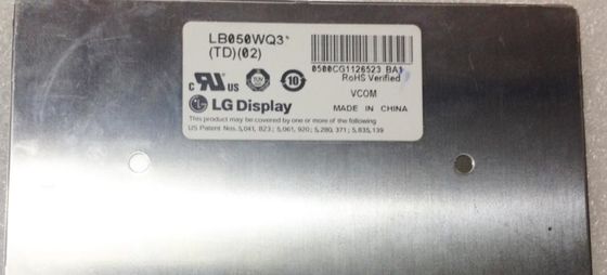 LB050WQ3-TD02 LG. LCD 5,0&quot; 480×272 ((RGB) 500 cd/m2 Βιομηχανική οθόνη LCD