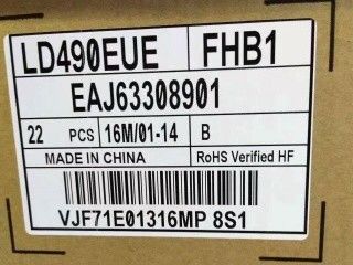 Δείκτης LG 49&quot; 450cd/m2 45PPI WLED LCD Δείκτης LD490EUE-FHB1 89/89/89/89 (τύπος.)