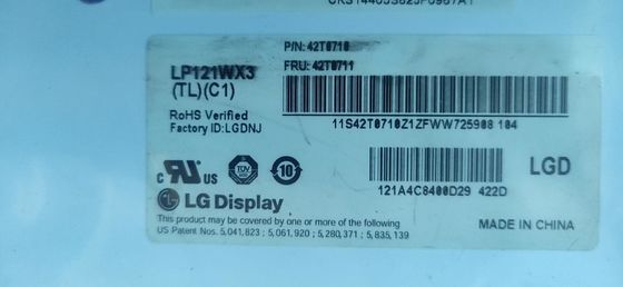 12.1» ΕΠΙΤΡΟΠΉ 220CD/M2 LP121WX3-TLC1 1280×800 124PPI WXGA TFT LCD