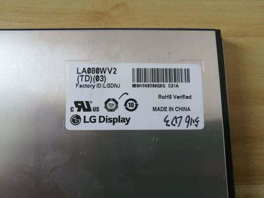 8.0» ΕΠΙΤΡΟΠΉ 116PPI LA080WV2-TD01 800×480 250CD/M2 WLED TFT LCD