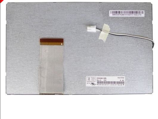 6.2» επιτροπή HSD062IDW1-A00 HannStar 800x480 WVGA 150PPI TFT LCD
