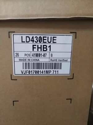 450cd/M2 RGB τετραγωνική LCD επιτροπή 43» 1920×1080 LD430EUE-FHB1 FHD 51PPI