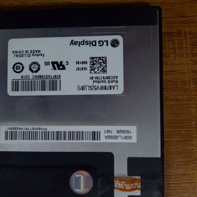 ΕΠΙΤΡΟΠΉ 133PPI WVGA LA070WV5-SL01 800×480 WLED 580CD/M2 TFT LCD