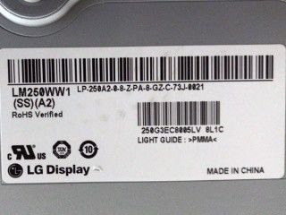 20.0» βιομηχανική LCD επιτροπή CSHD 111PPI LM250WW1-SSA2 250cd/M2 NTSC