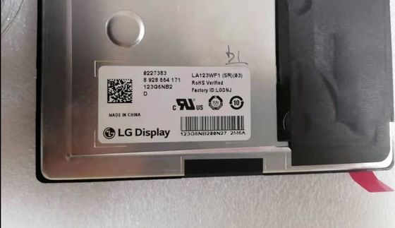 12.3» τοπίο LA123WF4-SR08 επίδειξης 600cd/M2 συμμετρίας 167PPI Tft LCD
